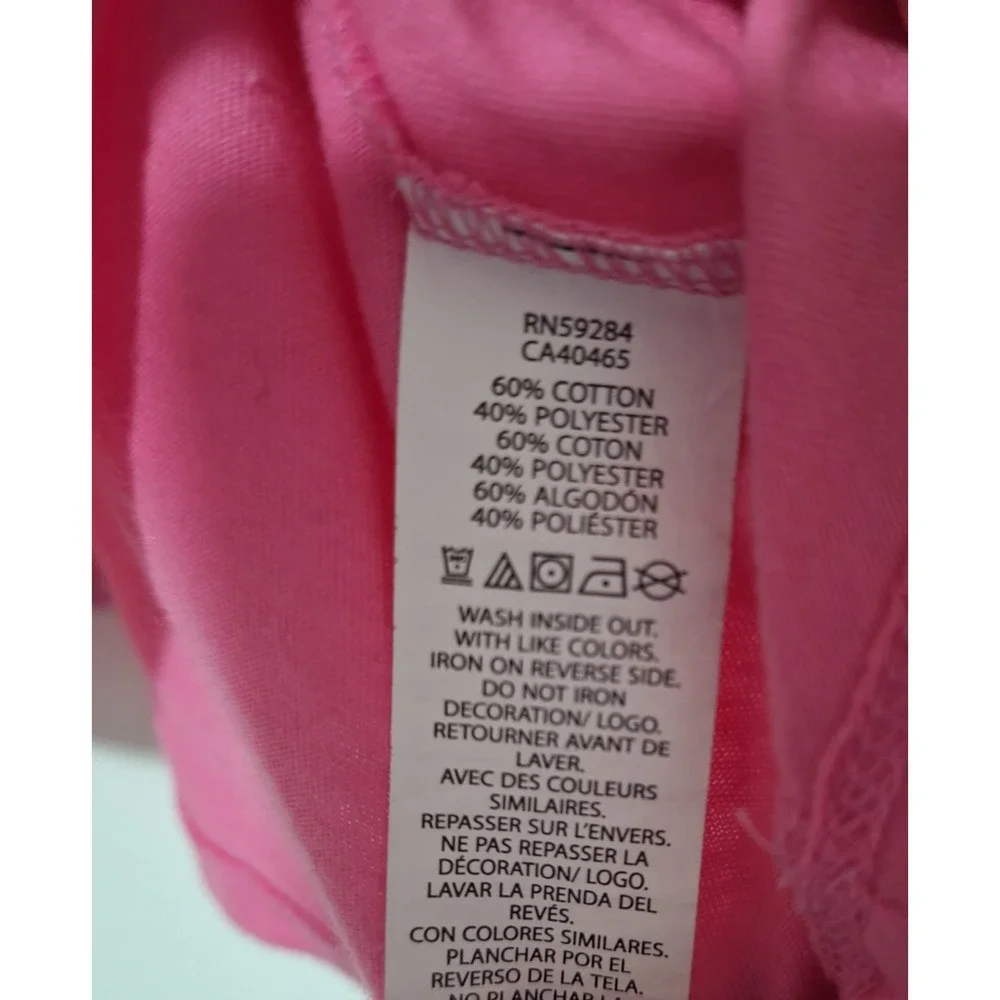 The Children's Place Girls 5T Pink Tank Top Daisy Peace LOVE Graphic Keyhole Bck